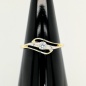 Preview: Bicolor Zirkonia Goldring - 333GG/ WG - Gr. 16,6