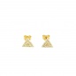 Preview: Zirkonia Gold Ohrringe - 333 GG