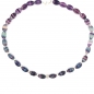 Preview: Fluorit Silber Halskette - Collier