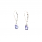 Preview: Tansanit Silber Ohrringe