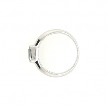 Preview: Blauer Saphir Silberring - Gr.17