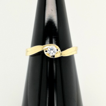 Preview: Zirkonia Goldring - 333 GG - Gr. 17