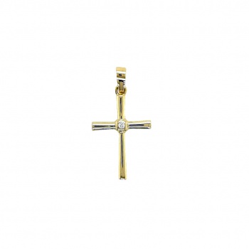 gold, 333, kreuz, anhänger