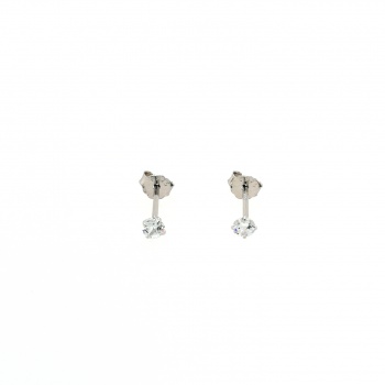 Preview: Zirkonia Silber Ohrringe Ohrstecker