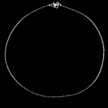 Zierliche Pyrit Halskette Collier