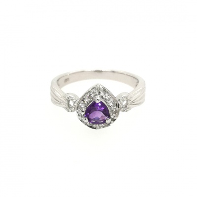 Amethyst Silberring - Gr. 17