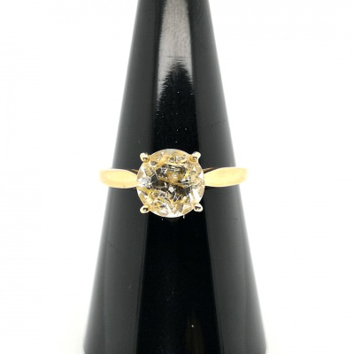 Rutilquarz Silberring - Gr. 17