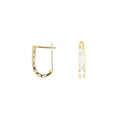Zirkonia Gold Ohrringe - 333 GG