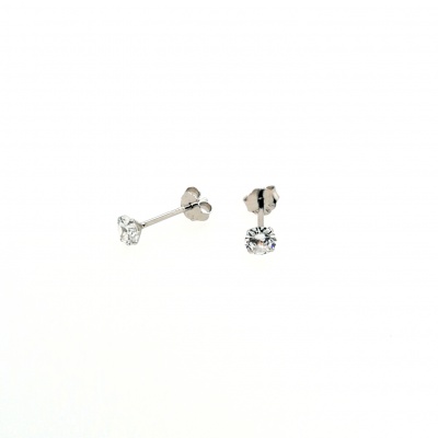 Zirkonia Silber Ohrringe Ohrstecker