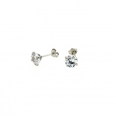 Zirkonia Silber Ohrringe Ohrstecker