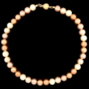 Bunte Muschelkernperlen - Collier, Halskette